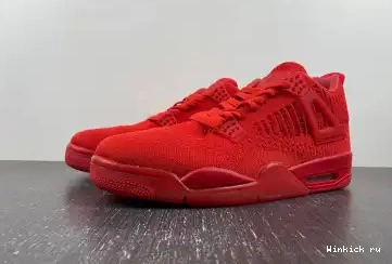 Jordan Red Flyknit Retro 4 0616